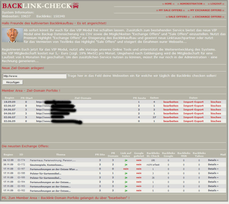 backlink checker domains