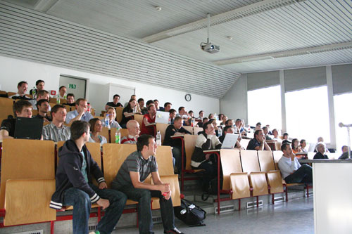 Publikum im Hörsaal