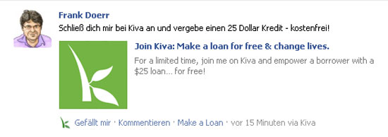 kiva facebook kiva facebook