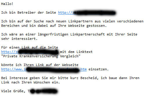 linktauschanfrage 2006